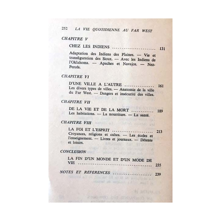 1. La vie quotidienne au Far-West (1860-1870) de Claude Fohlen aux éditions Hachette