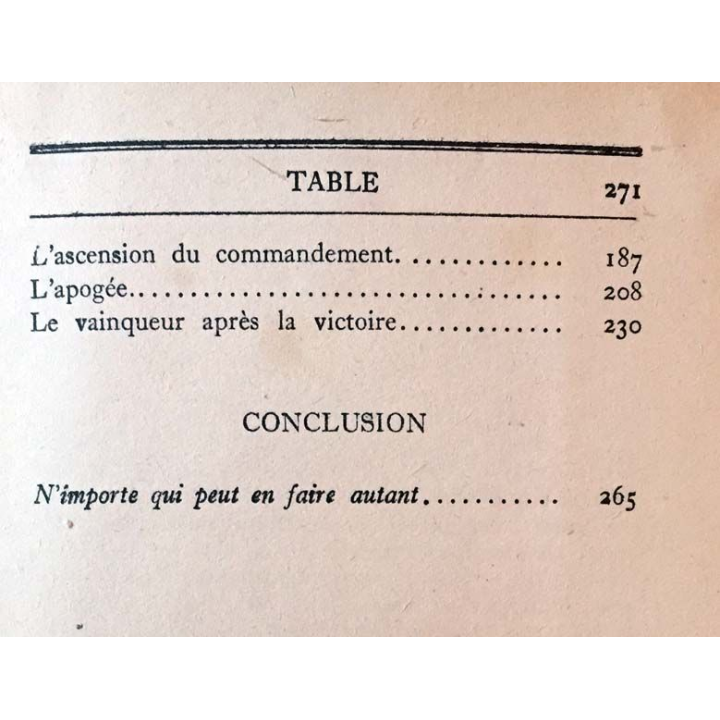 1. En écoutant le Maréchal Foch de Charles Bugnet aux éditions Grasset