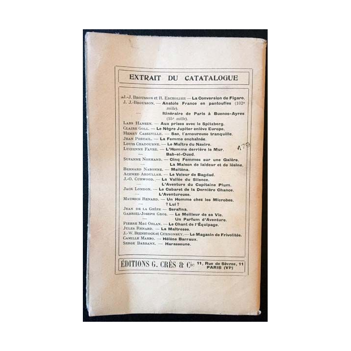 1. Mamadou Fofana de Raymond Escalier aux éditions G. Crès et Cie 1928