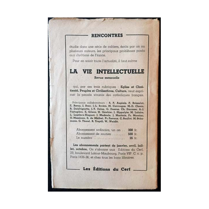 1. Rencontres problèmes missionnaires de la France rurale 17-18