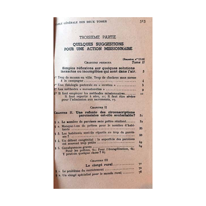 1. Rencontres problèmes missionnaires de la France rurale 17-18
