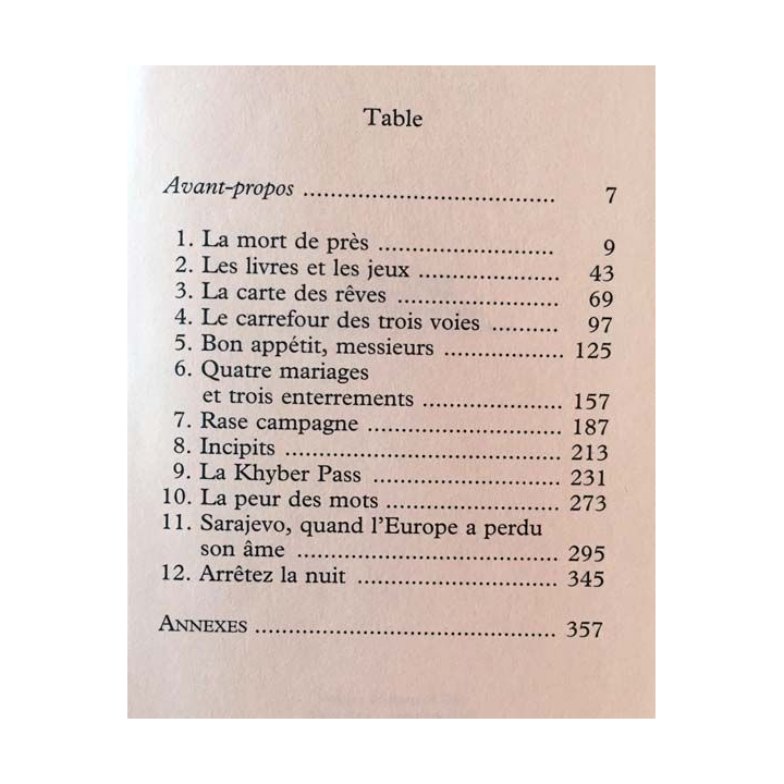 1. Survivre de Jean François Deniau aux éditions France loisirs