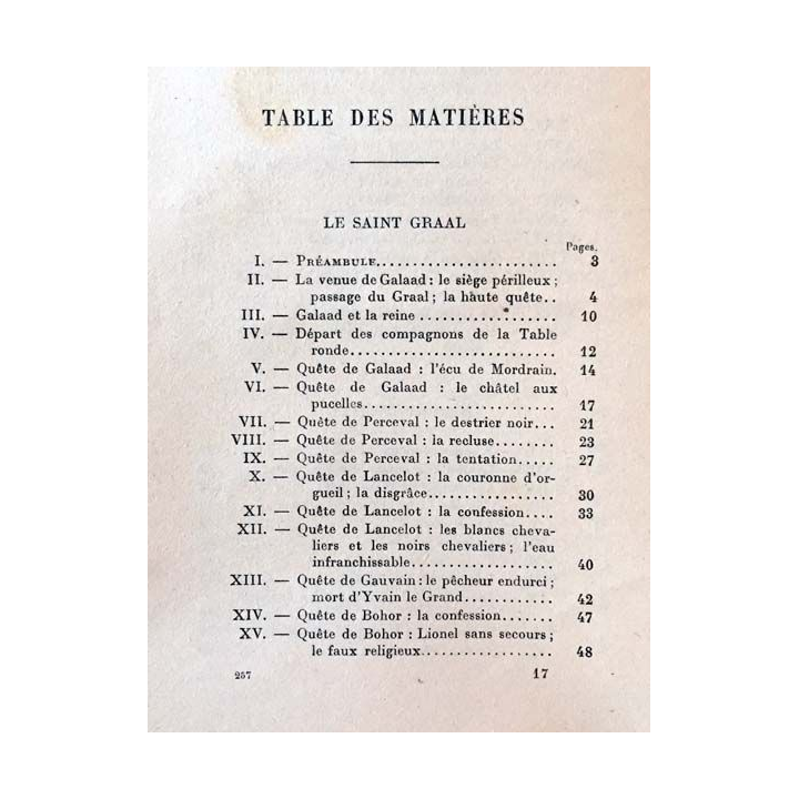 1. Le Saint Graal - La mort d'Artus de Jacques Boulenger aux éditions librairie Plon 1923