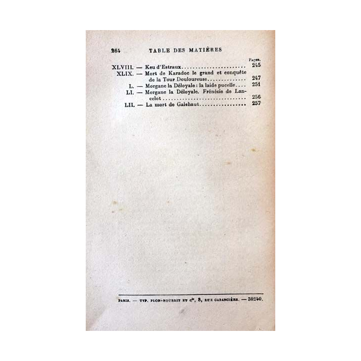 1. Les amours de Lancelot du Lac - Galehaut sire des îles lointaines de Jacques Boulenger aux éditions librairie Plon