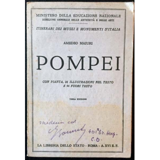 1. Pompei con pianta, 16 illustrazioni nel testo e 96 fuori testo de Amedeo Maiuri aux éditions La libreria dello stato