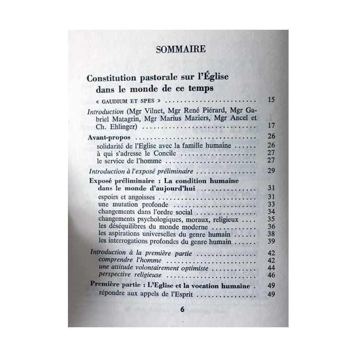 1. L'Église dans le monde L'apostolat des laïcs La liberté religieuse Les moyens de communication sociale