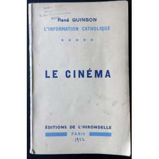1. Le cinéma de René Quinson aux éditions de l'Hirondelle