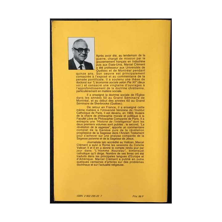 1. Le péché originel selon Jean-Paul II de Marcel Clément aux éditions Escalade