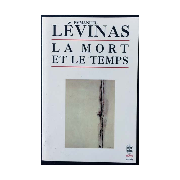 1. La mort et le temps de Emmanuel Lévinas aux éditions de L'herne