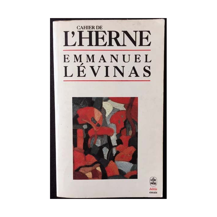 1. Cahier de l'herne de Emmanuel Lévinas aux éditions de L'herne 1991