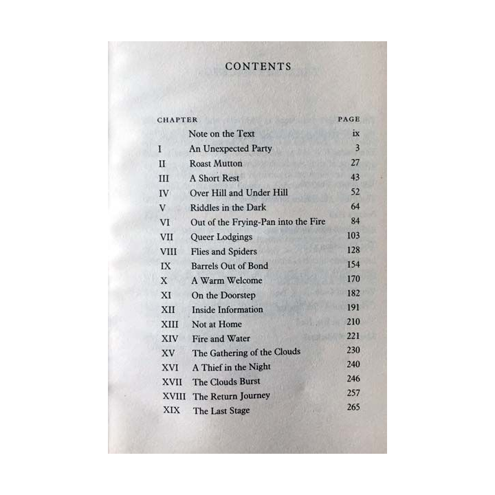 1. The hobbit de J.R.R Tolkien aux éditions HarperCollins