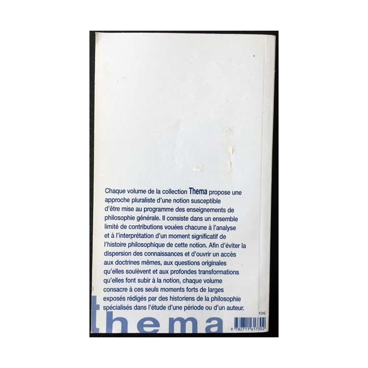 1. Le corps sous la direction de Jean-Christophe Goddard aux éditions librairie philosophique J. Vrin