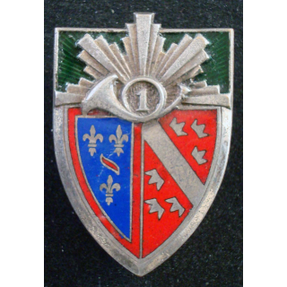 CHASSEURS : insignes G. 1333 en émail 