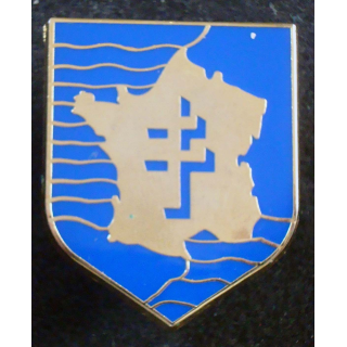2°DB : insigne métallique de la 2° division blindée fabriqué par Arthus Bertrand pour les éditions Atlas