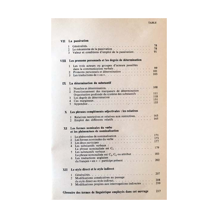 1. Grammaire anglaise thèmes construits de M.L. et G. Groussier P. Chanteront aux éditions Hachette université