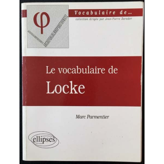 1. Le vocabulaire de Locke de Marc Parmentier aux éditions Ellipses