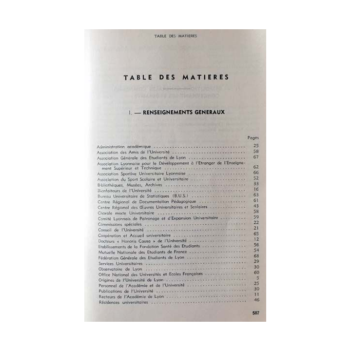 1. Livret de l'étudiant année scolaire 1966-1967 aux éditions imprimerie BOSC frères