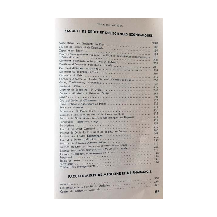 1. Livret de l'étudiant année scolaire 1966-1967 aux éditions imprimerie BOSC frères
