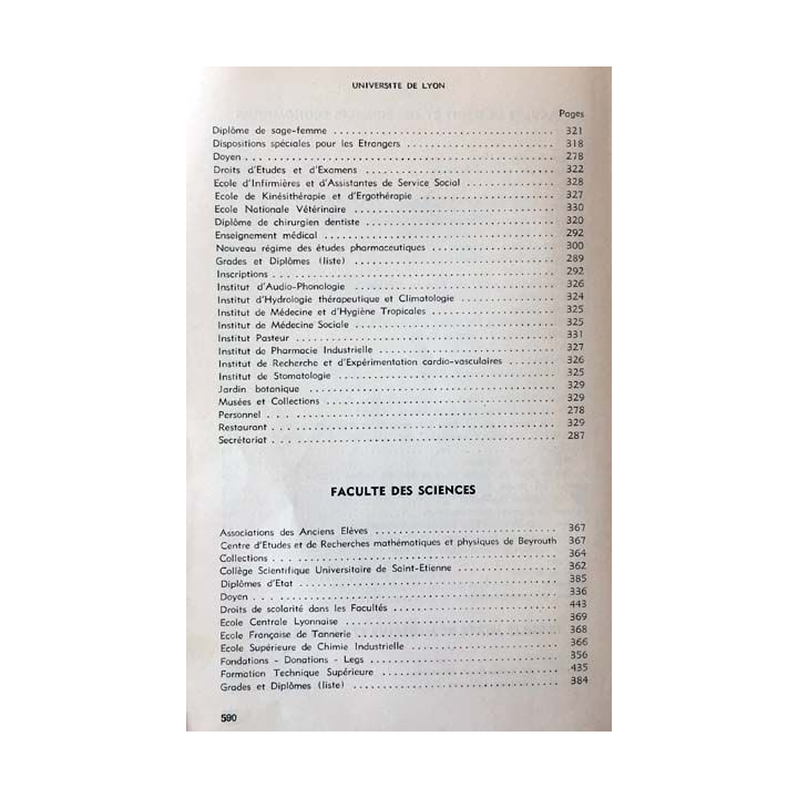 1. Livret de l'étudiant année scolaire 1966-1967 aux éditions imprimerie BOSC frères