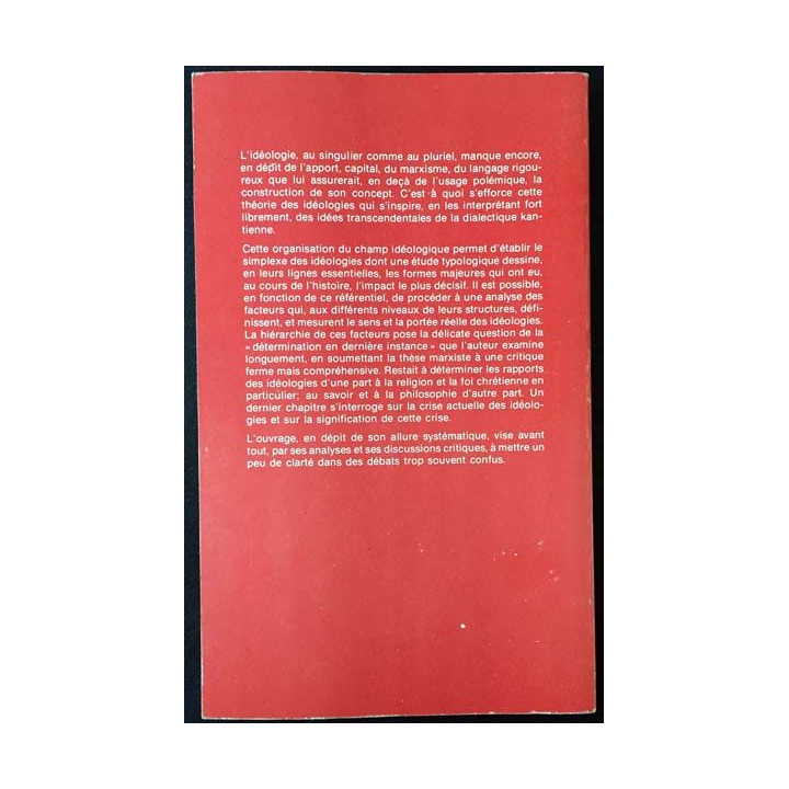 1. Théorie des idéologies de Stanislas Breton aux éditions Desclée
