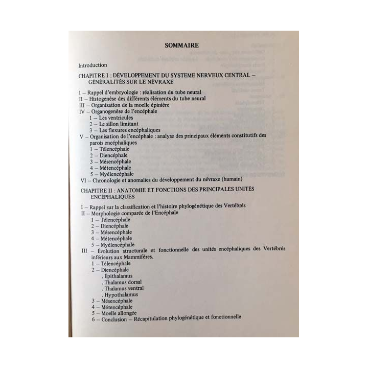 1. Éléments de neurologie à l'usage des étudiants du certificat de psychophysiologie de la maîtrise de psychologie