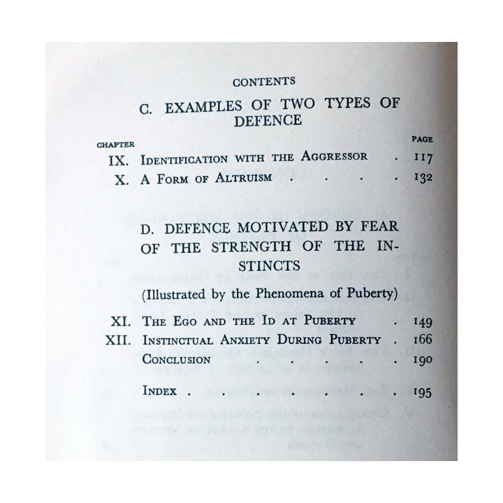 1. The ego and the mechanisms of defence de Anna Freud aux éditions The hogarth press