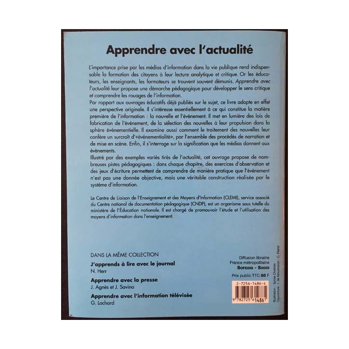 1. Apprendre avec l'actualité théorie et pédagogie de l'événement de Christian Hermelin aux éditions Retz