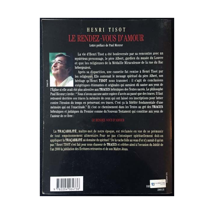 1. Le rendez-vous d'amour de Henri Tisot aux éditions Cerf