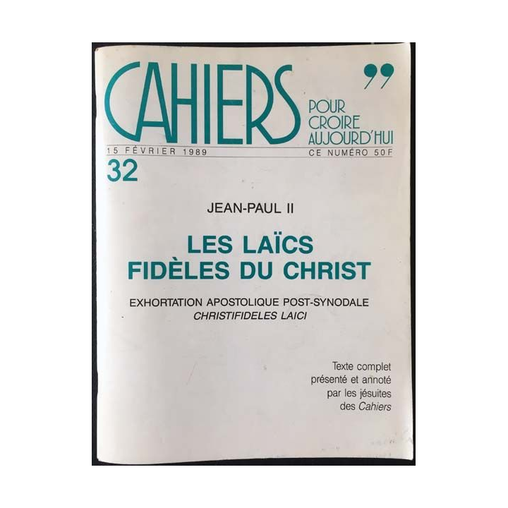 1. Les laïcs fidèles du Christ de Jean Paul II aux éditions Assas
