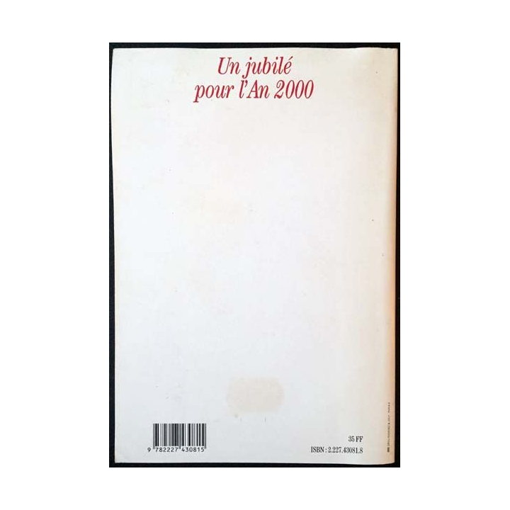 1. Un jubilé pour l'An 2000 de Jean Paul II aux éditions Bayard/Centurion