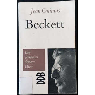 1. Beckett de Jean Onimus aux éditions Desclée de Brouwer