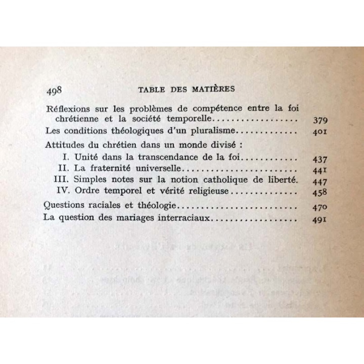 1. Sacerdoce et laïcat devant leurs tâches d'évangélisation et de civilisation de Y. M.-J. Congar aux éditions du Cerf