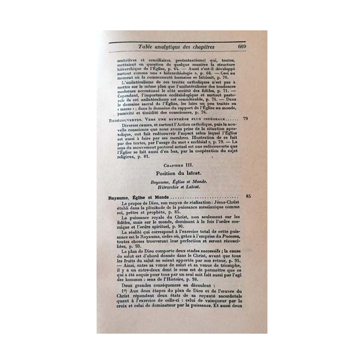 1. Jalons pour une théologie du laïcat de Yves M.-J. Congar aux éditions du Cerf