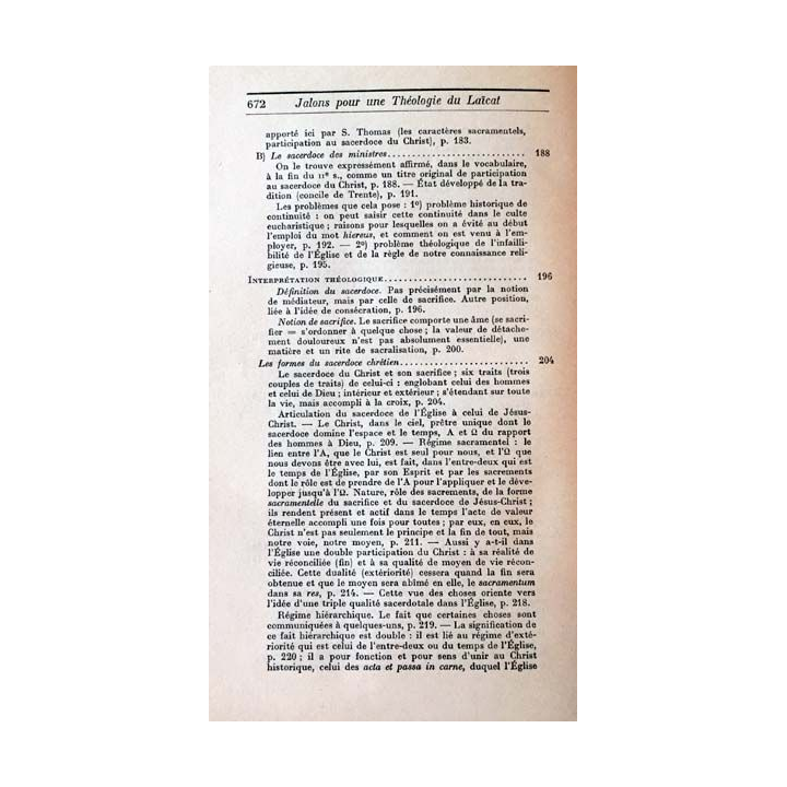 1. Jalons pour une théologie du laïcat de Yves M.-J. Congar aux éditions du Cerf
