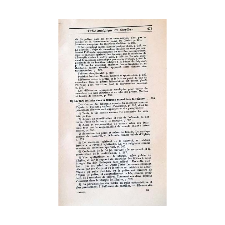 1. Jalons pour une théologie du laïcat de Yves M.-J. Congar aux éditions du Cerf