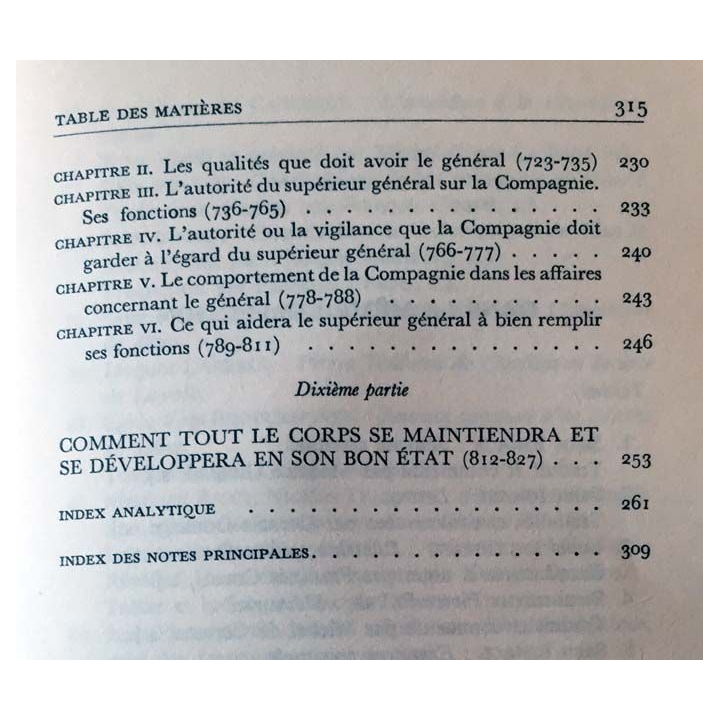 1. Constitution de la compagnie de Jésus de Saint Ignace aux éditions Desclée de Brouwer