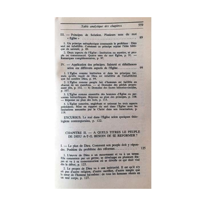 1. Vraie et fausse réforme dans l'Église de Yves Congar aux éditions du Cerf 1969