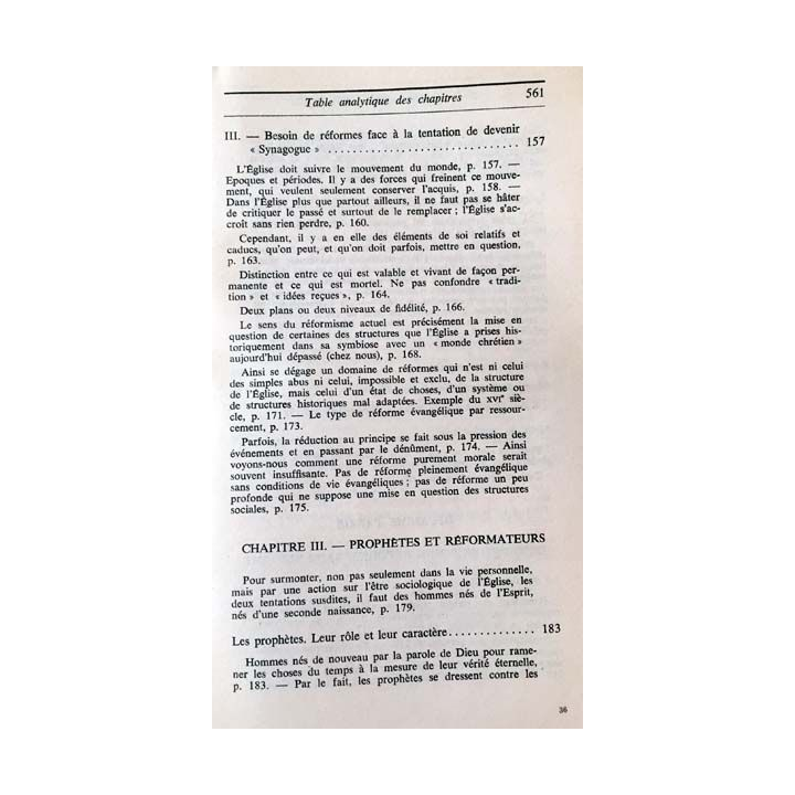 1. Vraie et fausse réforme dans l'Église de Yves Congar aux éditions du Cerf 1969