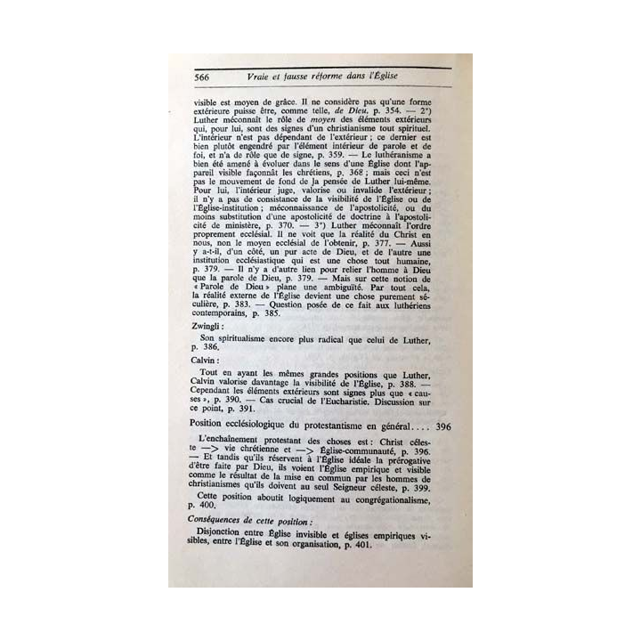 1. Vraie et fausse réforme dans l'Église de Yves Congar aux éditions du Cerf 1969