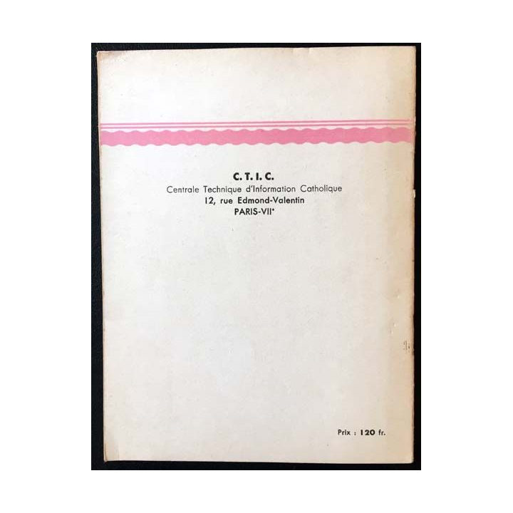 1. Le chrétien devant La presse féminine de M.-P. Defossez aux éditions C.T.I.C. 1959