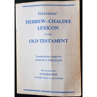 1. Gesenius' hebrew and chaldee lexicon to the old testament de Samuel P. Tregelles aux éditions Eerdmans