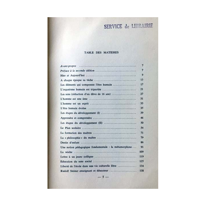1. Pour éduquer l'enfant... connaitre l'homme de G. Hartmann aux éditions Triades