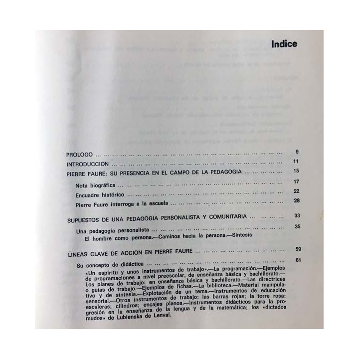 1. Educacion personalizada Un proyecto pedagógico en Pierre Faure de Nieves Pereira aux éditions Narcea