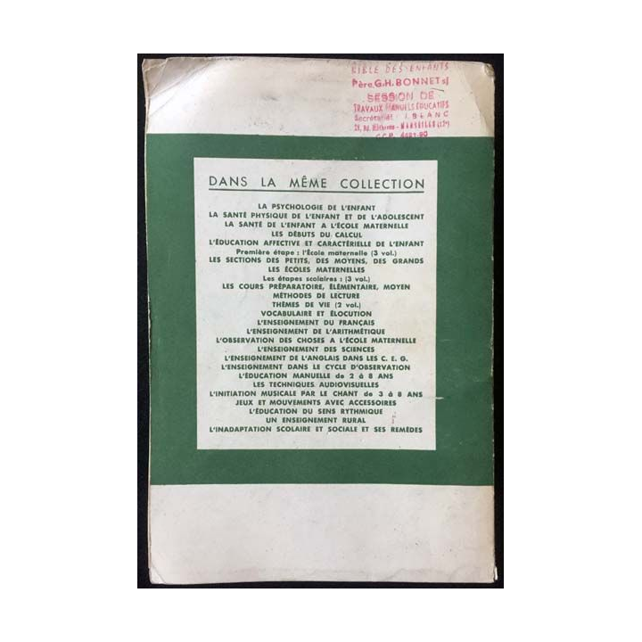 1. L'enseignement dans le cycle d'observation sous la direction de M. Rouchette et J. Jacquier Édition librairie A. Colin