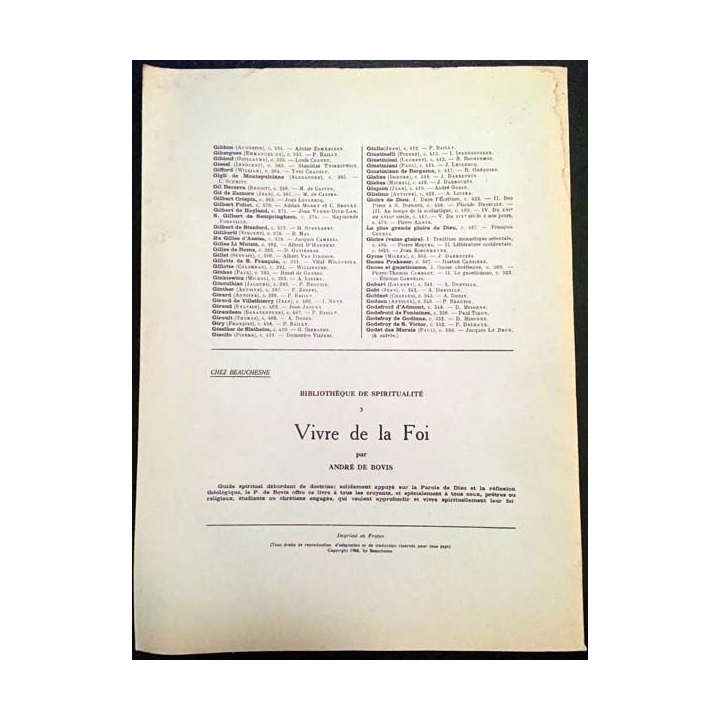 1. Dictionnaire de spiritualité ascétique et mystique Doctrine et Histoire  FASCICULES XXXIX XL