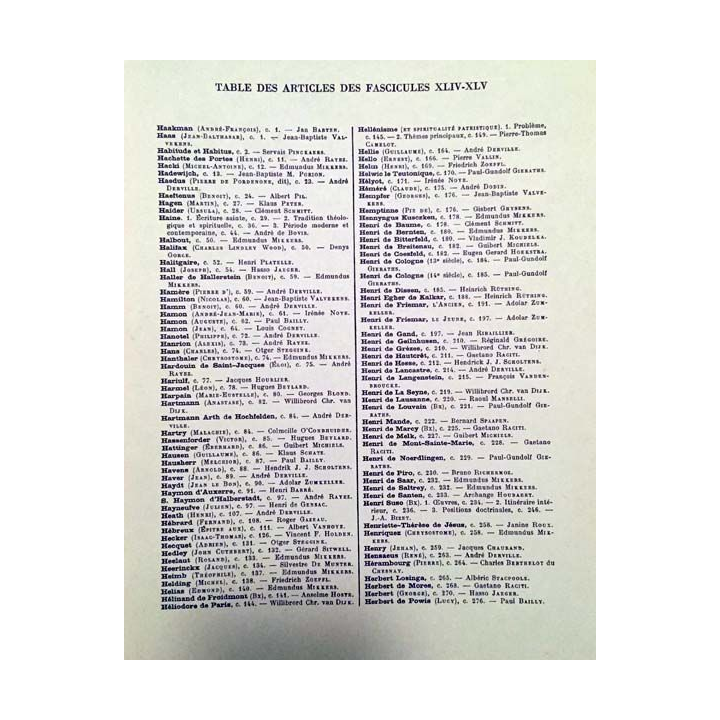 1. Dictionnaire de spiritualité ascétique et mystique Doctrine et Histoire FASCICULES XLIV-XLV Haakman Hoeger