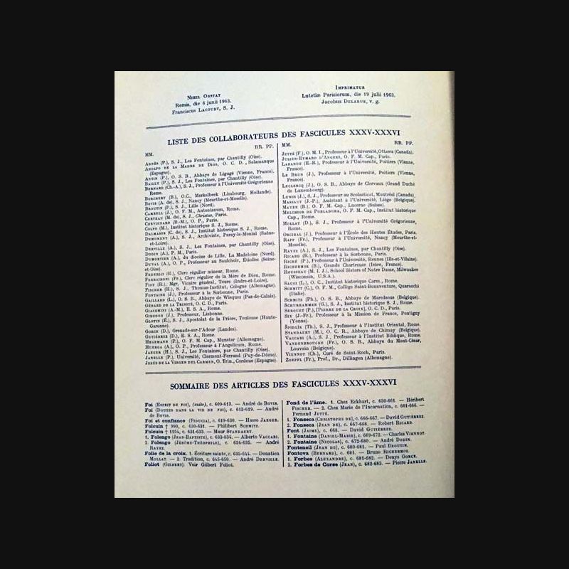 Dictionnaire de spiritualité Ascétique et mystique doctrine & histoire