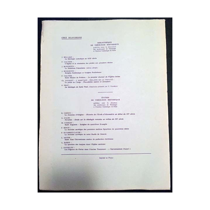 1. Dictionnaire de spiritualité ascétique et mystique Doctrine et Histoire FASCICULES XXX - XXXI - XXXII