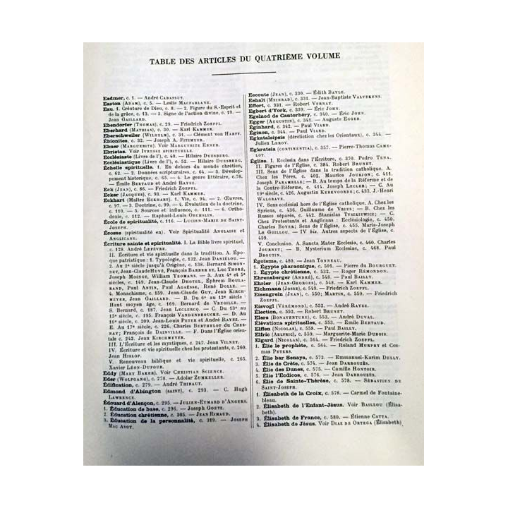1. Dictionnaire de spiritualité ascétique et mystique Doctrine et Histoire FASCICULES XXX - XXXI - XXXII