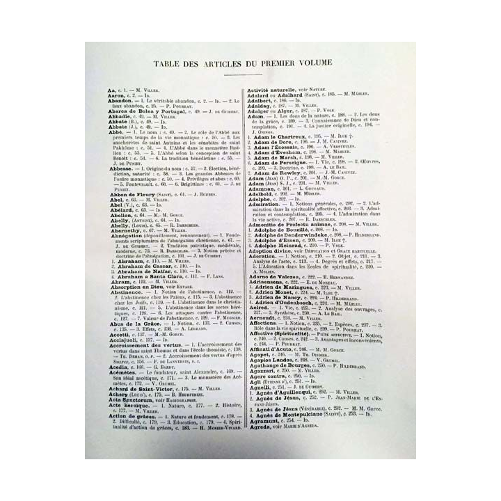 1. Dictionnaire de spiritualité ascétique et mystique Doctrine et Histoire Tome I Aa. - Byzance